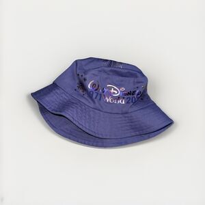 Walt Disney World Parks 50th Anniversary Spirit Jersey Bucket Hat Purple Rare